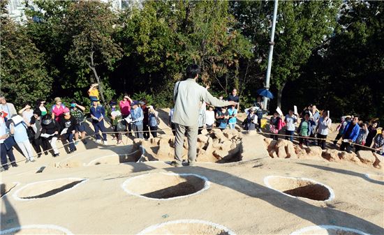 동대문구 배봉산 정상 삼국시대 유적 발굴 