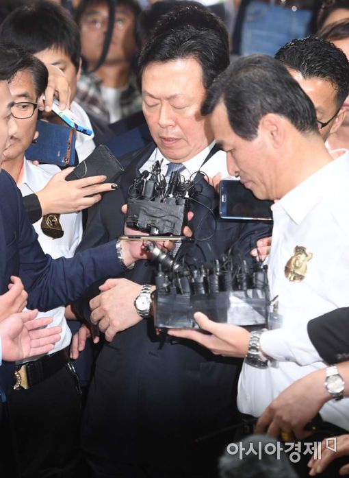 [포토]'롯데 비리' 신동빈 회장, 구속 되나 