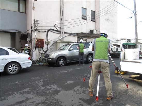 시설안전공단, 지진 피해 경주지역 아파트 안전점검