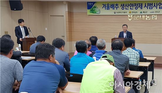 전남농협, 겨울배추 생산안정제 농업인 대상 사업설명회 개최