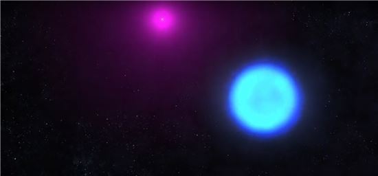 ▲'빛의 고에너지'인 감마선을 분출하는 쌍성계가 다른 은하에서 처음으로 발견됐다.[사진제공=NASA]