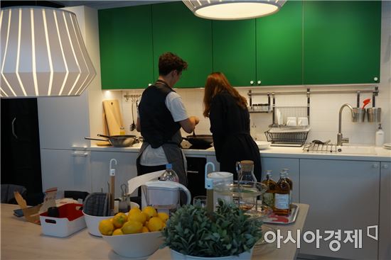 [르포] 이케아 '헤이 집밥'…'보글보글' 함께하는 요리의 즐거움 