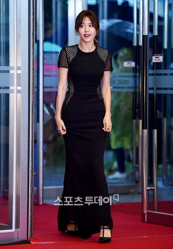 [포토] '2016 APAN' 채정안, 시크한 블랙 드레스
