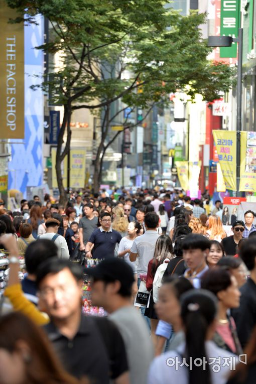 [포토]국경절 연휴 맞아 한국 찾은 요우커들 