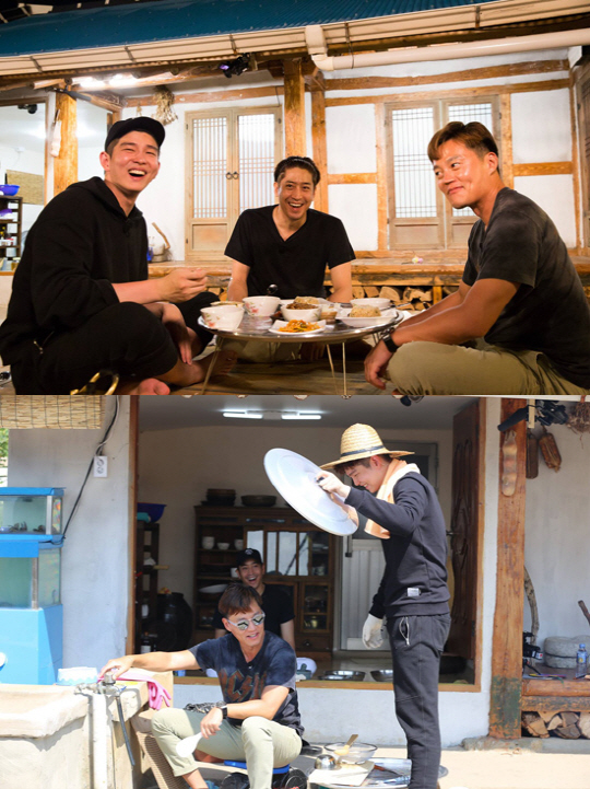 윤균상 에릭 이서진. 사진=tvN '삼시세끼-어촌편' 공식 페이스북 캡쳐