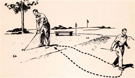 골프에서 OB가 나면 스트로크와 거리 페널티를 동시에 부과한 것은 1744년부터다. 사진=골프다이제스트