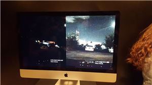 야간 영상 화질을 개선하는 '울트라 나이티 비전' 기능 적용 전(왼쪽)과 적용 후(오른쪽) 비교[사진=정동훈 기자]