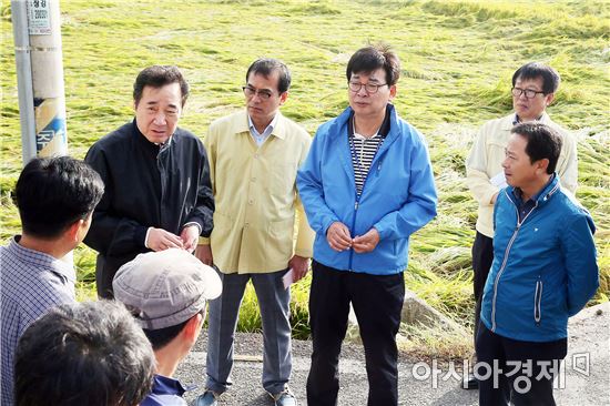 이낙연 전남지사,“태풍 피해 복구·소득 보전 최선”