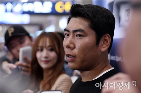 [포토]'킹캉' 강정호, '내년 시즌이 더 기대돼'