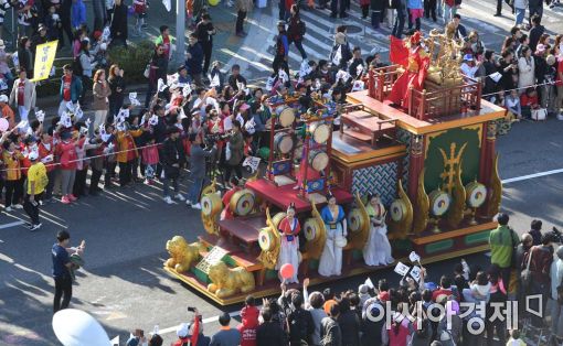 [포토]'세종대왕님 납시오'