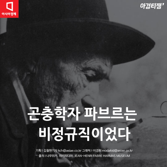 [카드뉴스]곤충학자 파브르는 비정규직이었다