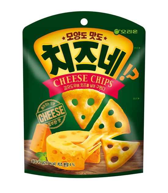 오리온, '펀 콘셉트' 신제품 '치즈네?!' 출시