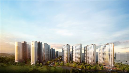 힐스테이트 태전 2차 투시도.