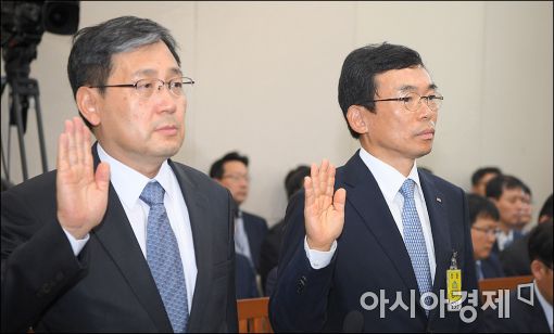 [포토]국감 출석한 이승철 전경련 부회장