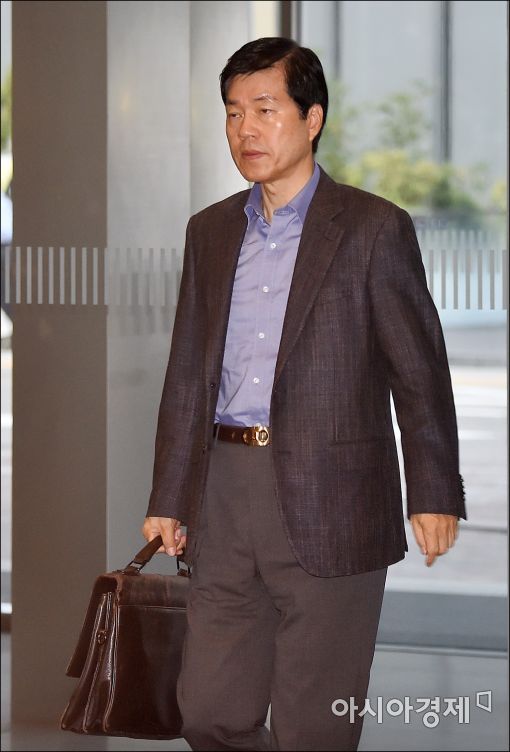 [포토]회의 참석하는 김태한 삼성 바이오로직스 사장