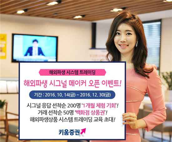 키움증권, ‘해외파생 시그널 메이커 오픈 이벤트!’ 시행
