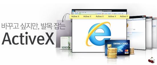 금융권 웹표준화 난항…시중銀 '액티브X 설치' 여전