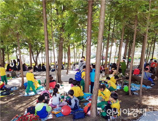 [포토]장흥 약초테마공원에서 먹는 점심 ‘꿀맛’