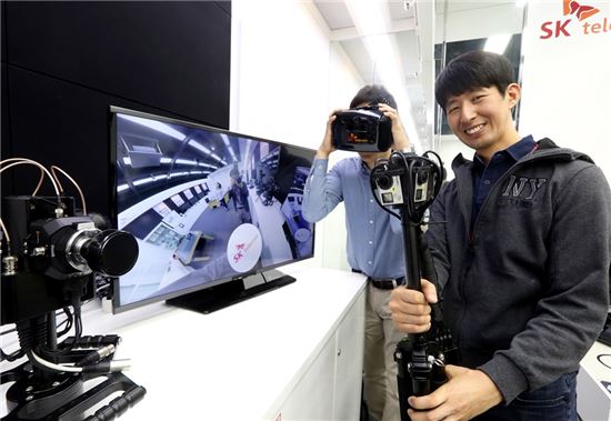 SKT, 4K VR 생중계 기술 개발…"폰에서 VR 콘서트 본다"