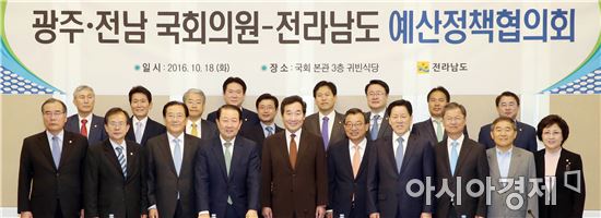 [포토]광주·전남 국회의원,전남도 예산정책협의회 개최