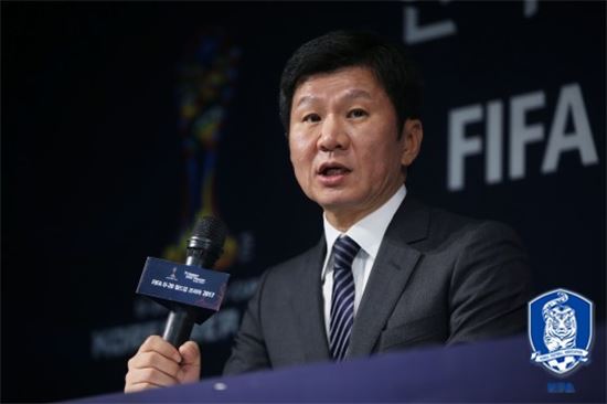 정몽규 회장 "2030년 월드컵 한·중·일 개최 희망"