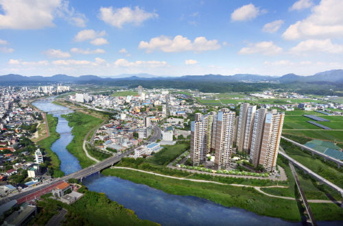 영천에 금호강 조망의 499세대 프리미엄 아파트 나온다