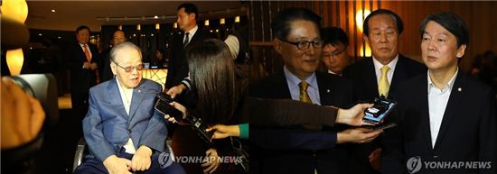 김종필 “안철수-반기문 연대? 어렵다, 국내에 여러 가지가 들떠 있어서”