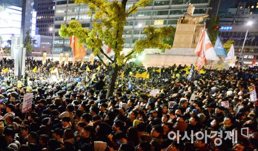 [포토]'청와대 가는 길목에서 대치'