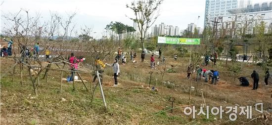 전남도, 빛가람 혁신도시서 한가정 3대 정원 만들기 행사