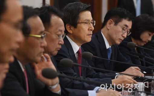 [포토]발언하는 황교안 국무총리 