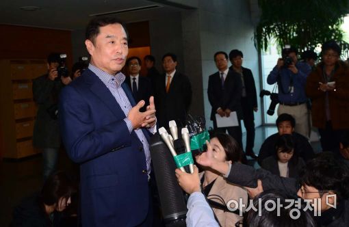 [포토]소감 발표하는 김병준 총리 내정자 