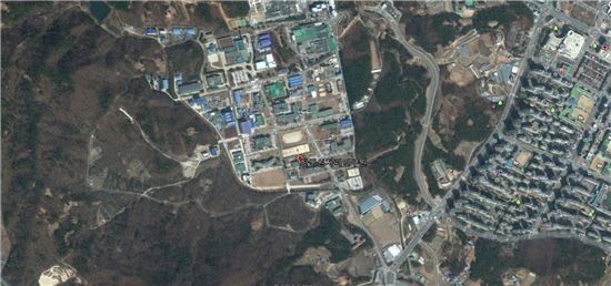 ▲한국원자력연구원이 최근 방사성폐기물을 무단으로 폐기해 비판을 받고 있다.[사진=구글어스] 
