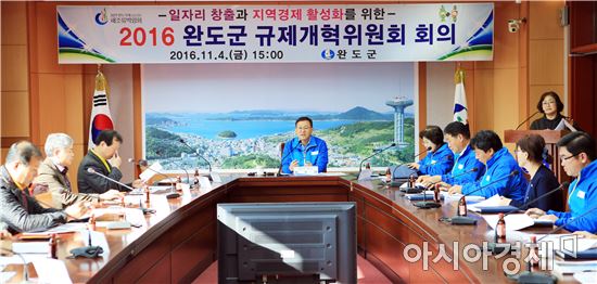 완도군, 규제 발굴 공모 제안 심의