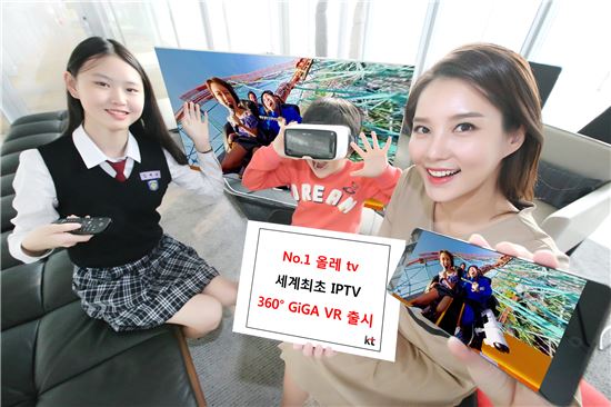 [포토]KT, 세계 최초 IPTV VR서비스 출시