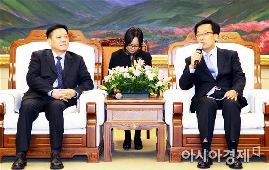 [포토]박병호 광주시 행정부시장, 중국 창사시 대표단 접견