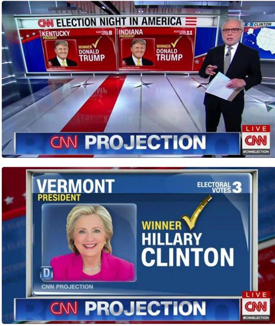 CNN "트럼프 웨스트 버지니아에서 승리 예상"