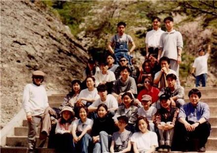 하동철 선생님과 제자들, 1996년 스케치여행 