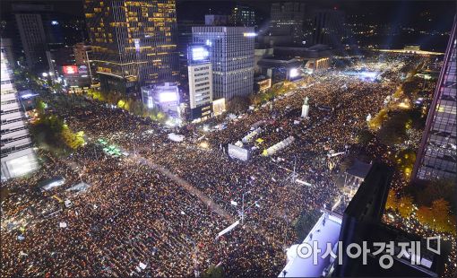 [포토]박근혜 대통령 하야를 위한 촛불집회