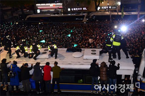 [포토]경복궁역 대치