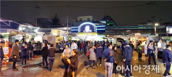 남광주 밤기차야시장, 18일 정식개장 앞두고 ‘대박’예감