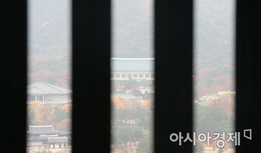 [포토]최순실 게이트에 갇힌 청와대