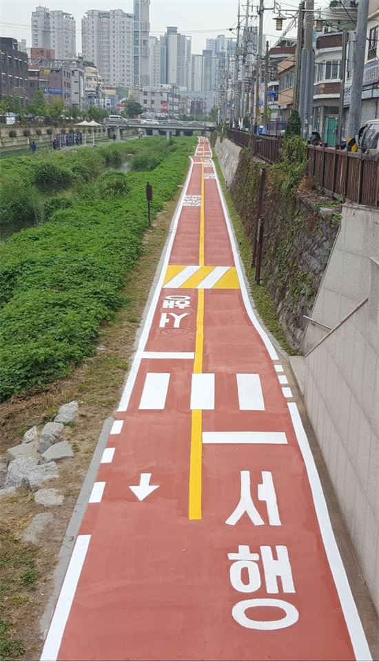 성북천 자전거도로 
