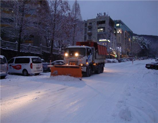 성남시 15일부터 '설해대책 종합상황실' 가동