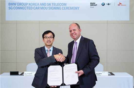 [커넥티드카 大戰]BMW "韓시장에 5G커넥티드카 서비스 도입할 것" 