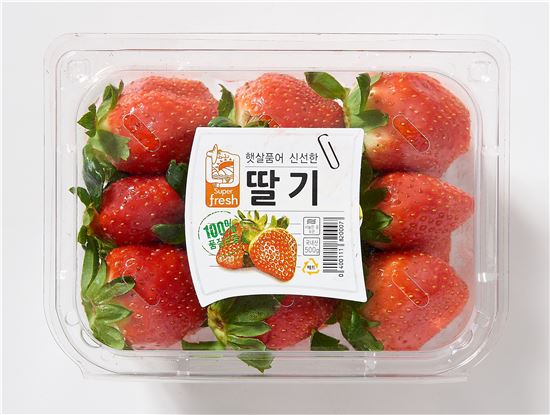 롯데슈퍼, 17일부터 첫 겨울딸기 판매 돌입