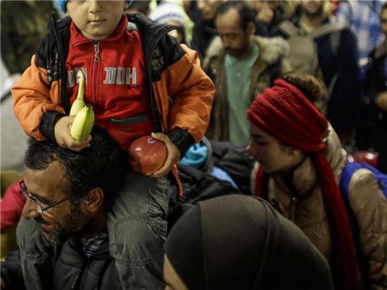 독일에 임시 거주하고 있는 난민(사진출처=AP) 