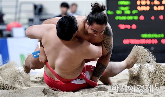 [포토]뉴질랜드 모아세기의 반격