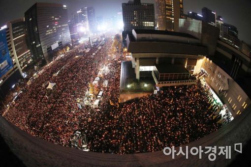 [포토]'대통령 퇴진 촉구 촛불집회'