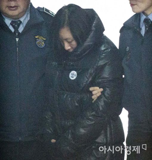 [포토]영장실질심사 출석한 장시호