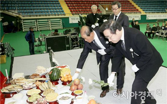 순천서 한국전쟁전후 민간인 희생자 전남합동위령제 개최